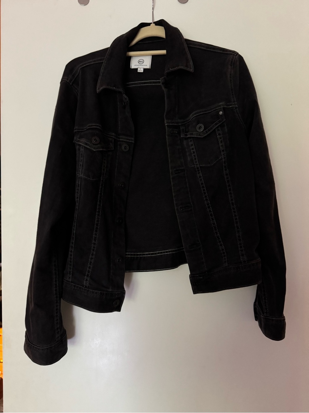 Women's Black Denim Jacket - AGOLDE